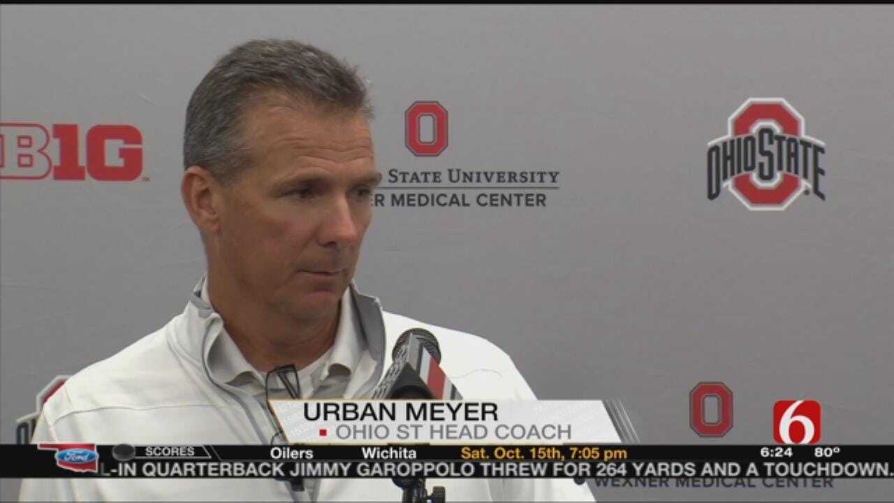 Ohio State Head Coach Urban Meyer Talks OU Defense