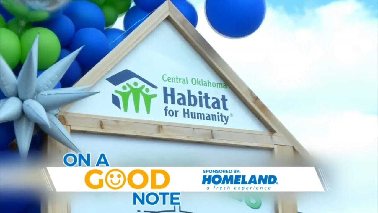 On A Good Note: Central Oklahoma Habitat's 1,000th Home Goes To Single Mom