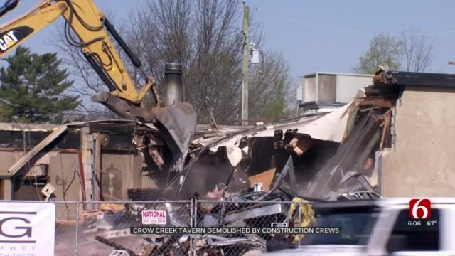 Tulsa’s Crow Creek Tavern On Brookside Demolished 