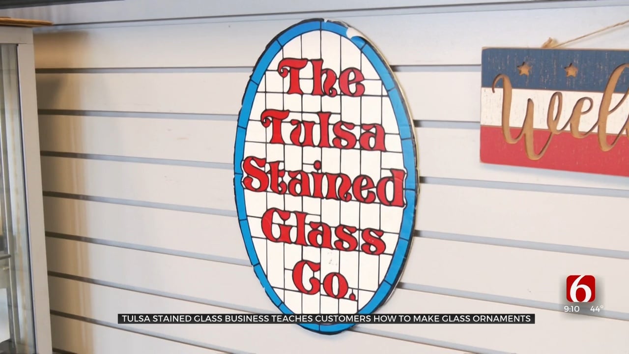 Tulsa Stained Glass Business Teaches Customers How To Make Glass Ornaments