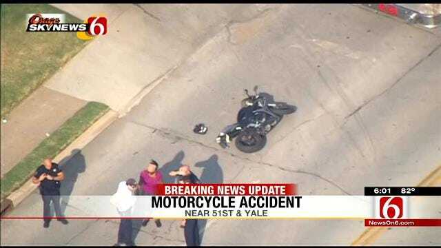 Motorcyclist Dead After Being Hit By Car In Tulsa