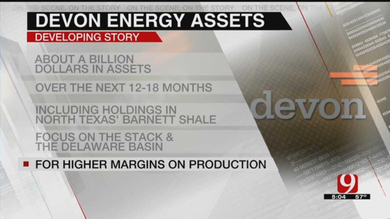 Devon Energy Announces Plans To Sell Assets