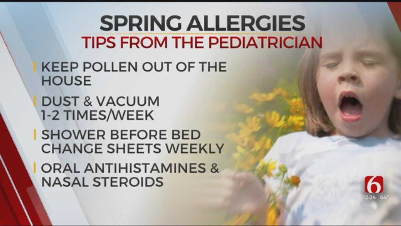 WATCH: Tulsa Pediatrician Gives Tips For Spring Allergy Sufferers