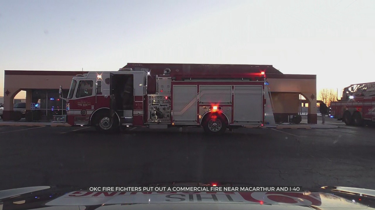 Fire Officials Investigate Cause Of SW OKC Commercial Fire 