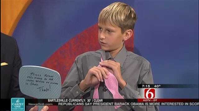14-Year-Old Shows Proper Way To Tie A Bowtie