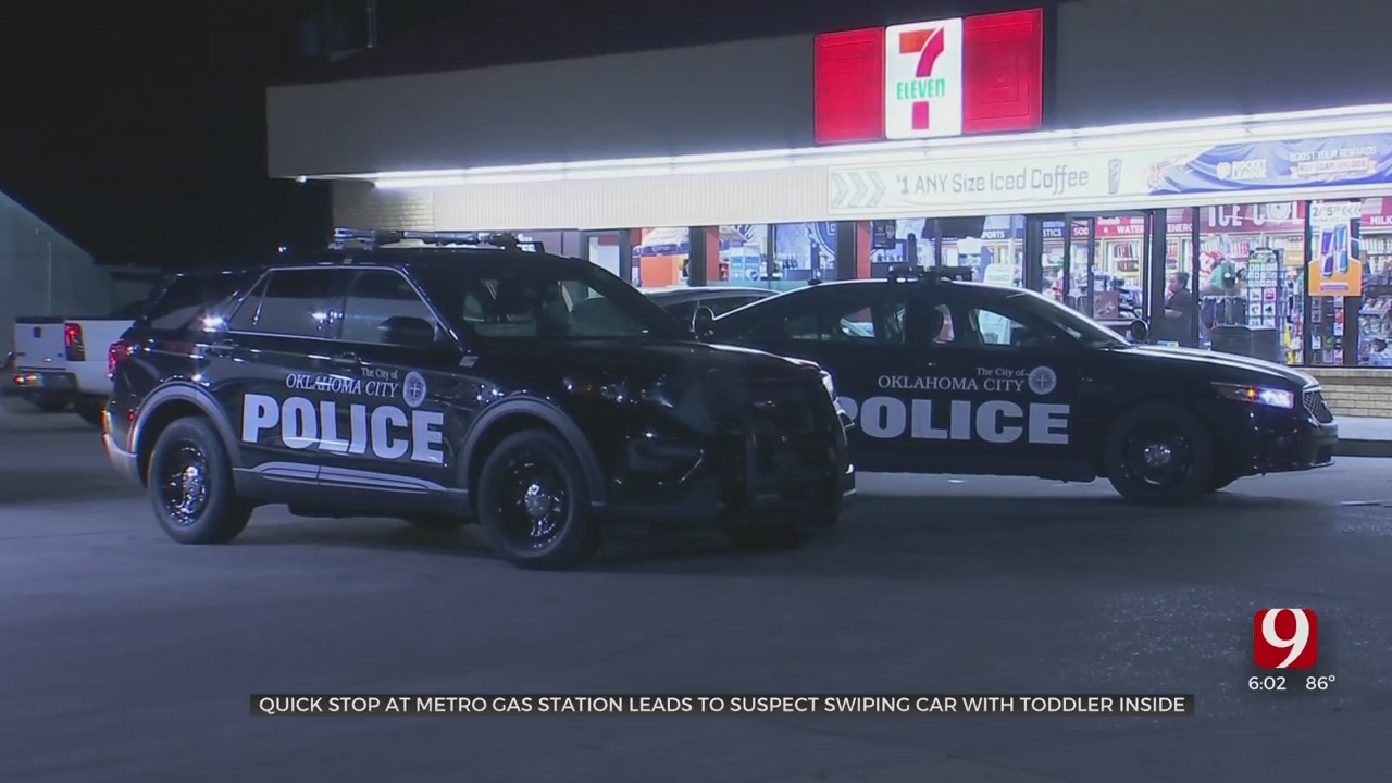 Car Stolen From OKC Gas Station With Child Inside 