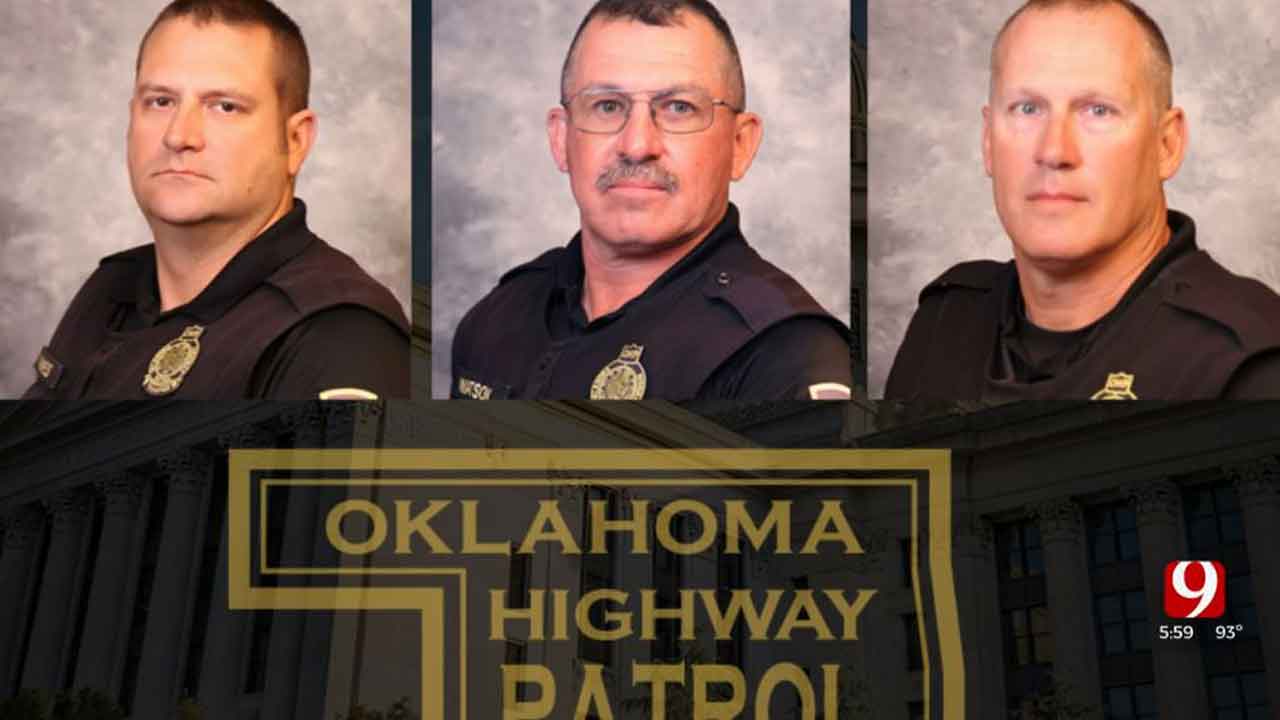 3 Troopers Injured In Serious OKC Crash During Procession For Fallen Tulsa Officer; New Details Released 