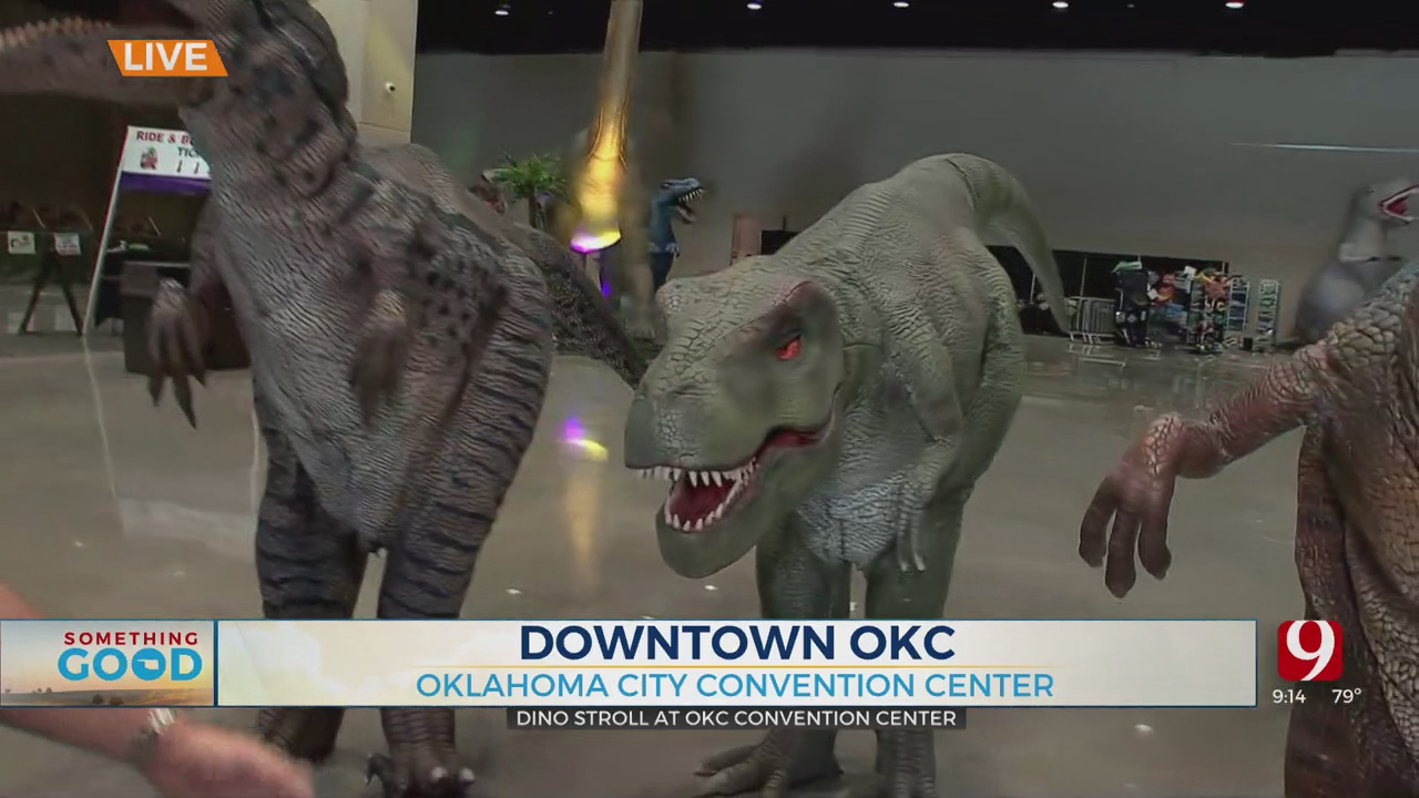 Dinosaurs Take Over Downtown OKC