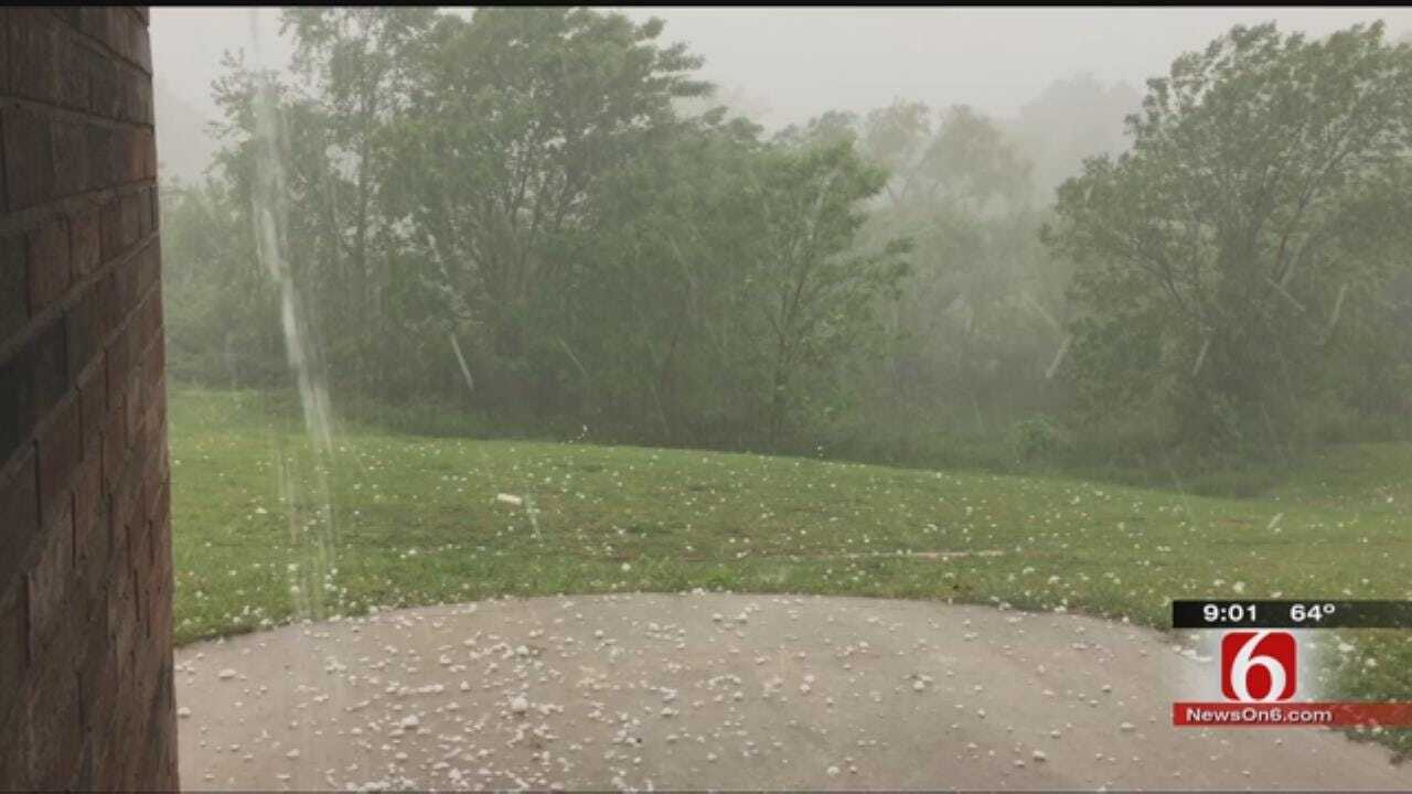 Wagoner County, Coweta Pelted With Hail During Friday Storm