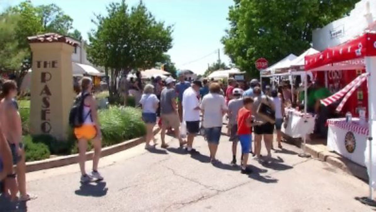 Artists Prepare To Showcase Their Work At Paseo Arts Festival