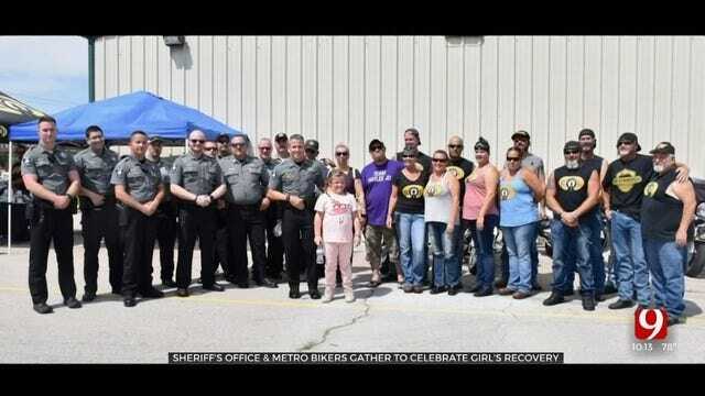 Cleveland County Sheriff's Office Holds Charity Event For Girl Attacked By Dogs