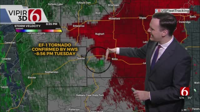 National Weather Service Confirms 2 EF-1 Tornados Tuesday Night