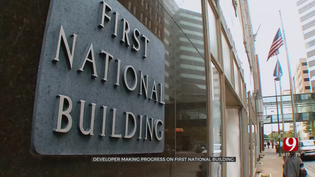 WATCH: Inside Look At Progress Of First National Center In OKC