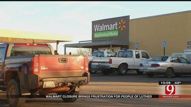 Walmart Closure Brings Frustration For Luther Residents