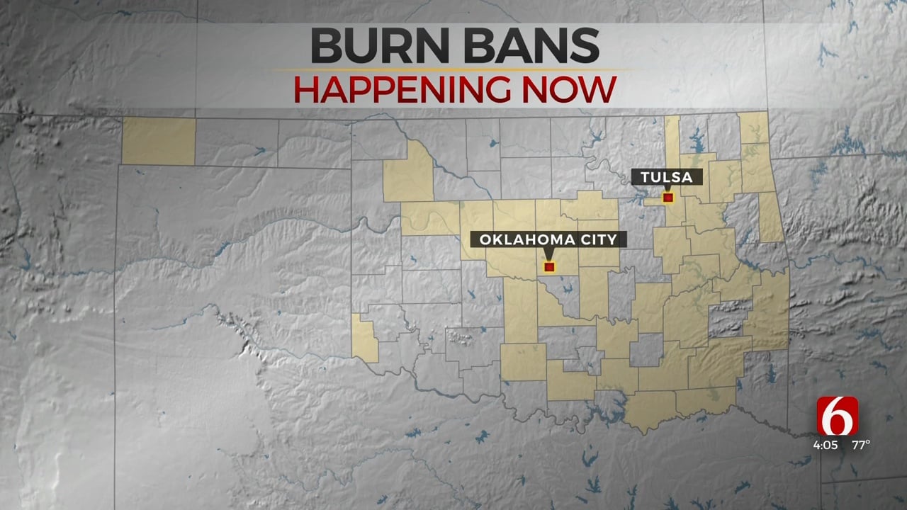 Several Counties Under Burn Ban Despite Scattered Showers