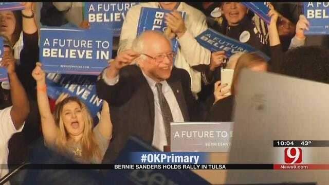 Democratic Presidential Candidate Bernie Sanders Holds Tulsa Rally