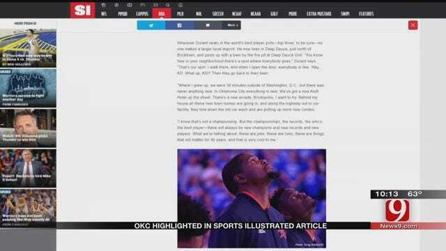 OKC Highlighted In Sports Illustrated Article