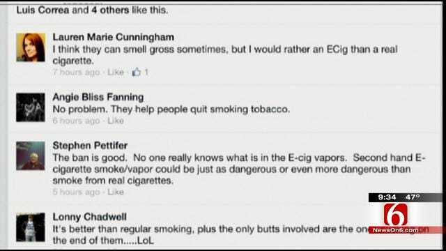 OK Talk: Does It Bother You When People Use E-Cigarettes Around You?