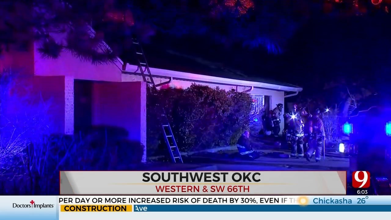 1 Hospitalized After Fire In Abandoned Oklahoma City Structure