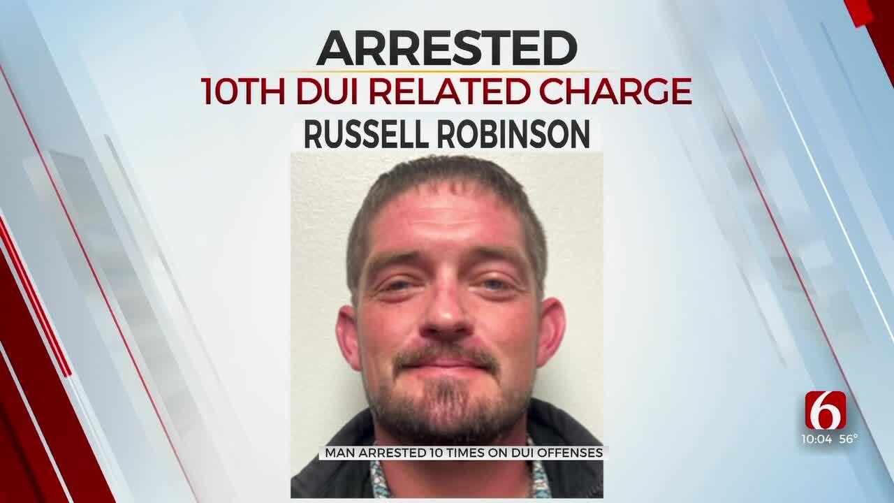 Green Country Man Arrested, Accused Of 10th DUI-Related Offense Released From Jail