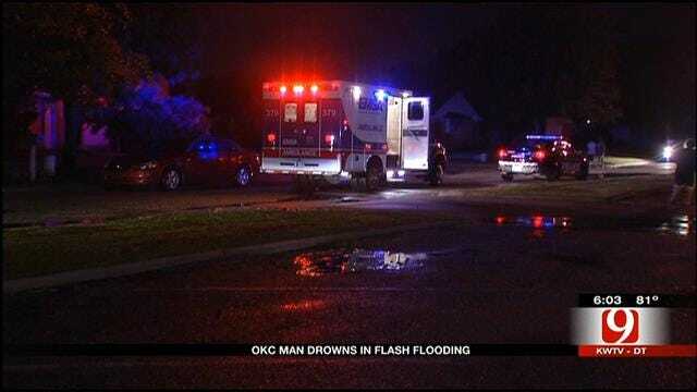 OKC Grandfather Dies In Early-Morning Flash Flooding