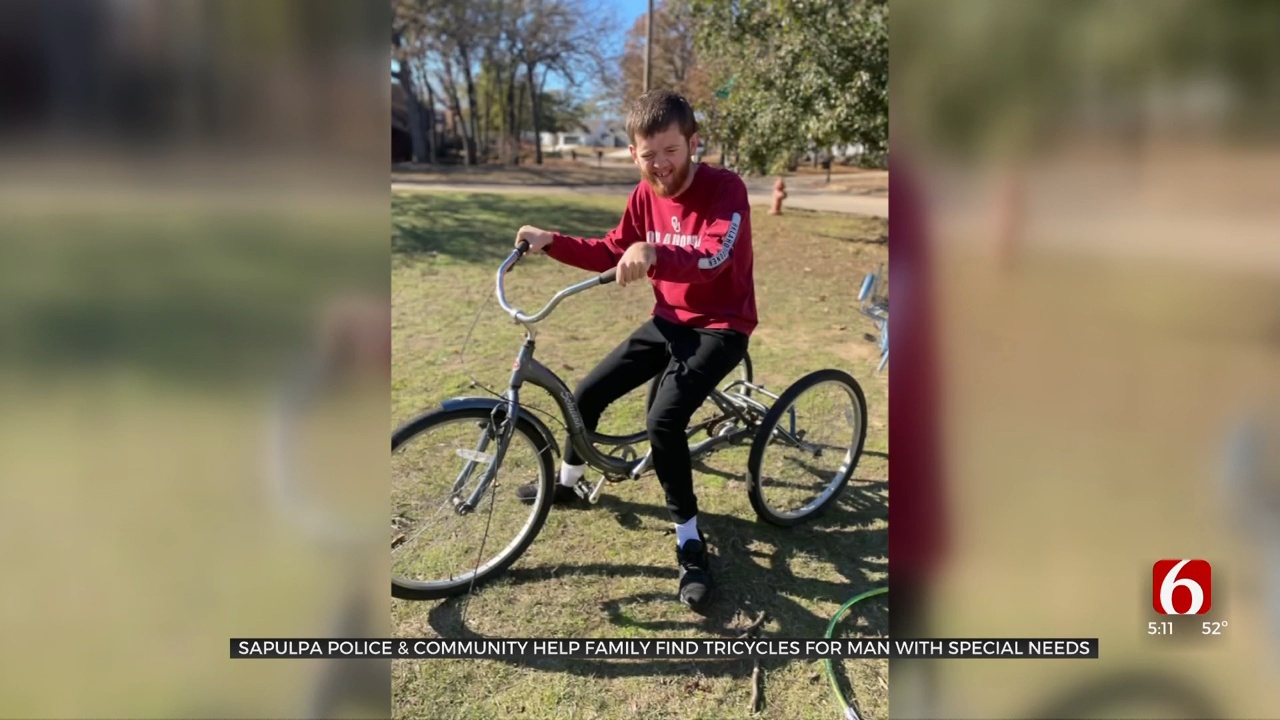 Sapulpa Police Recover Stolen, Damaged Trikes Belonging To Man With Special Needs