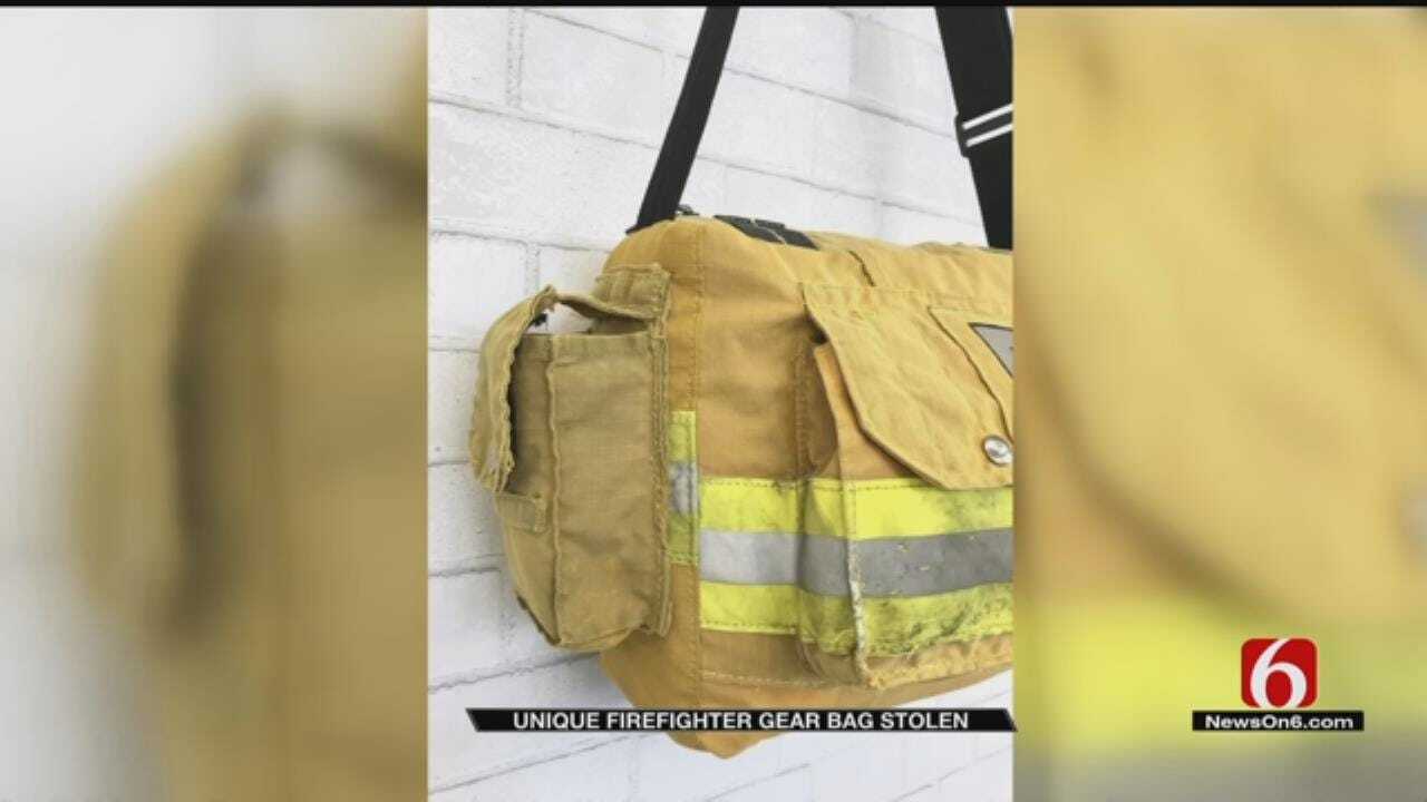 Sand Springs Fire Fighter Loses Important Bag To Thief