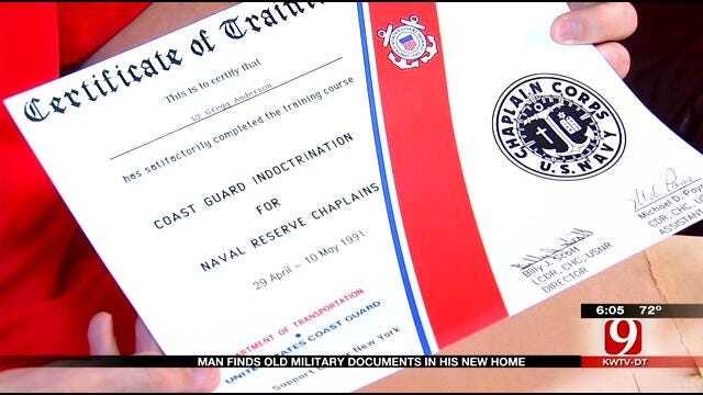 Edmond Homeowner Searches For Military Man In Documents Found Tucked Away