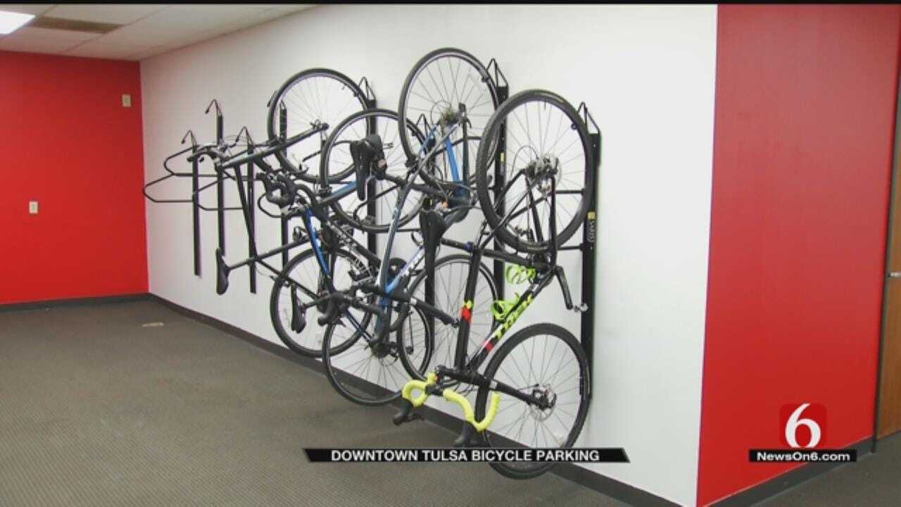 Downtown Tulsa Bicycle Parking Now Available For Commuters