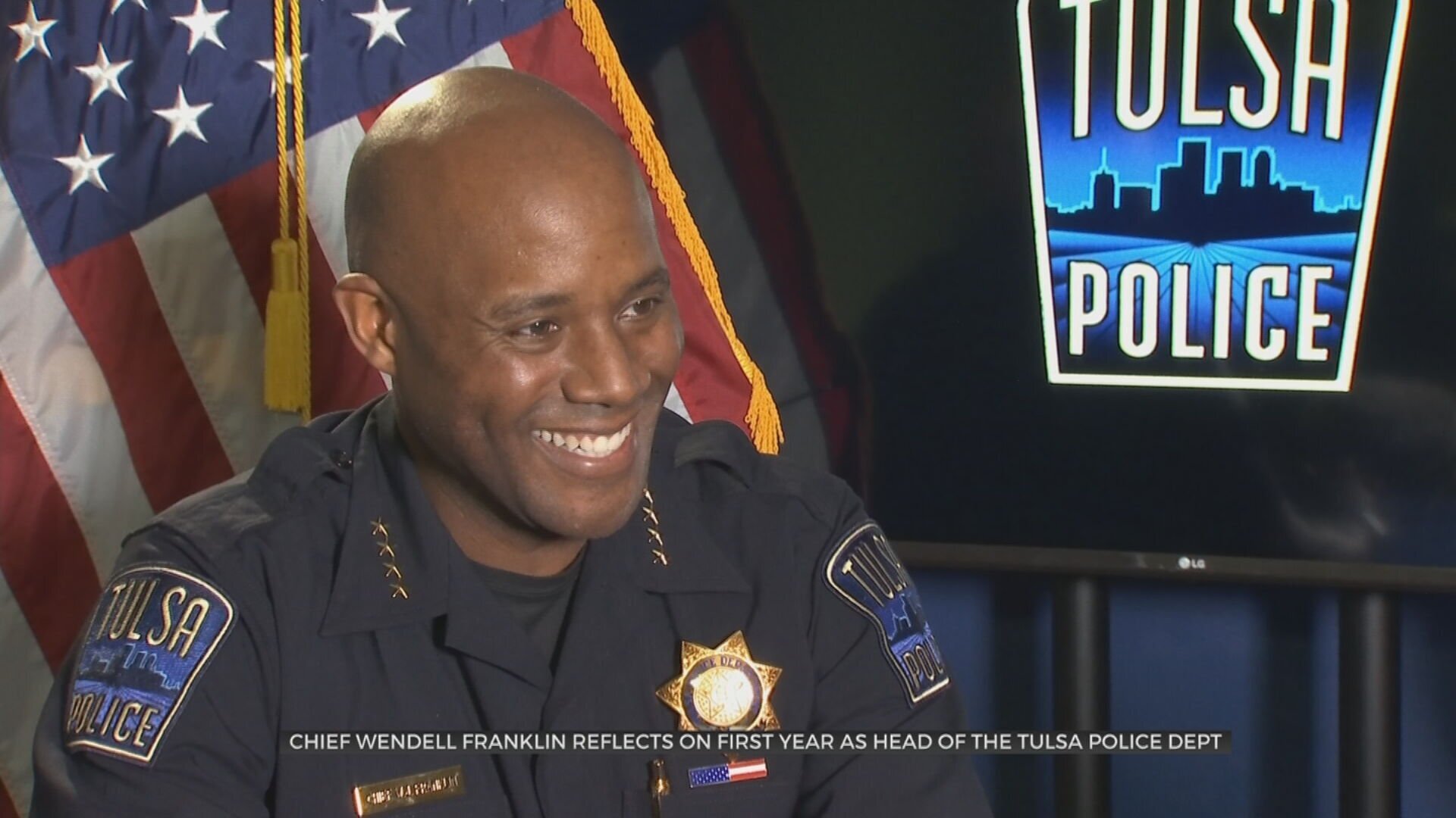 Chief Franklin Reflects On 1st Year As Head Of Tulsa Police Department