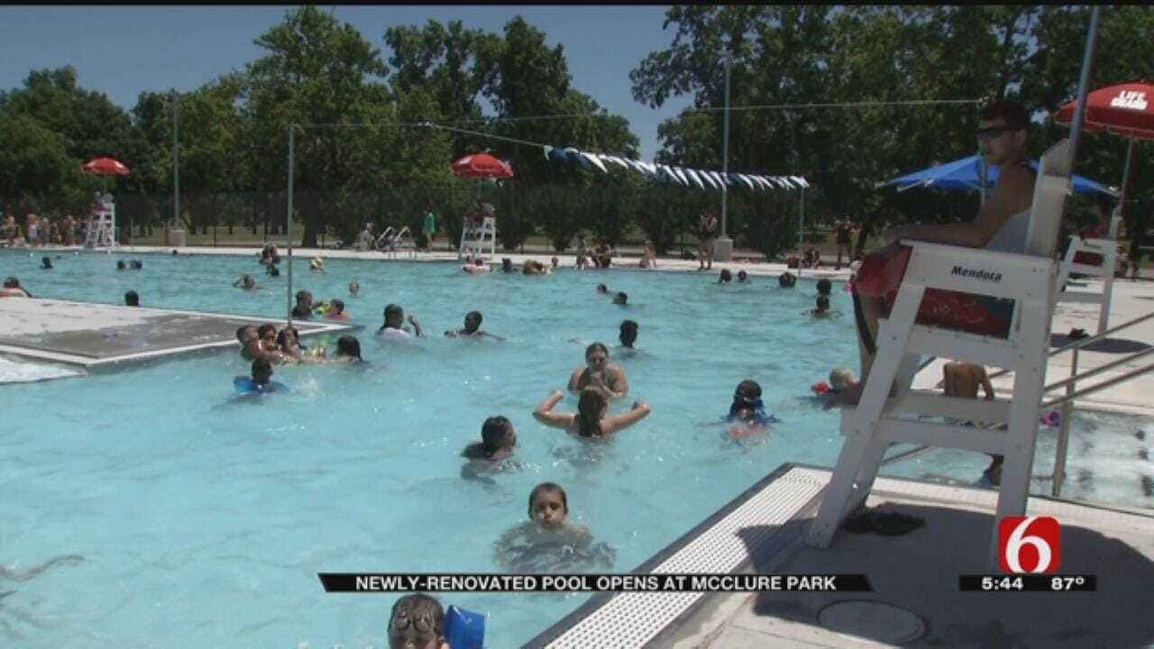 New Pool Opens At McClure Park In Tulsa