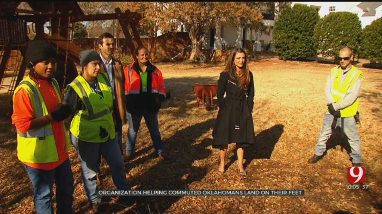 Oklahoma's First Lady Welcomes Commuted Workers To Centennial House