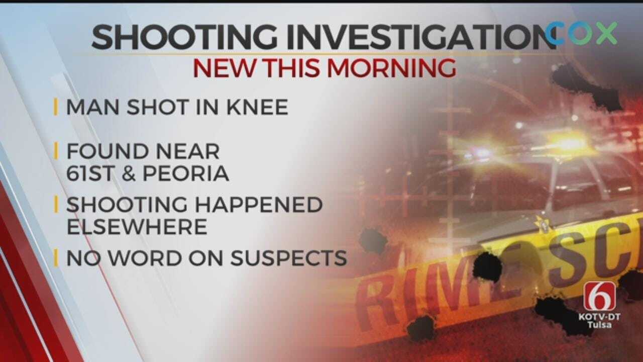 Man Shot in Knee, Tulsa Police Say