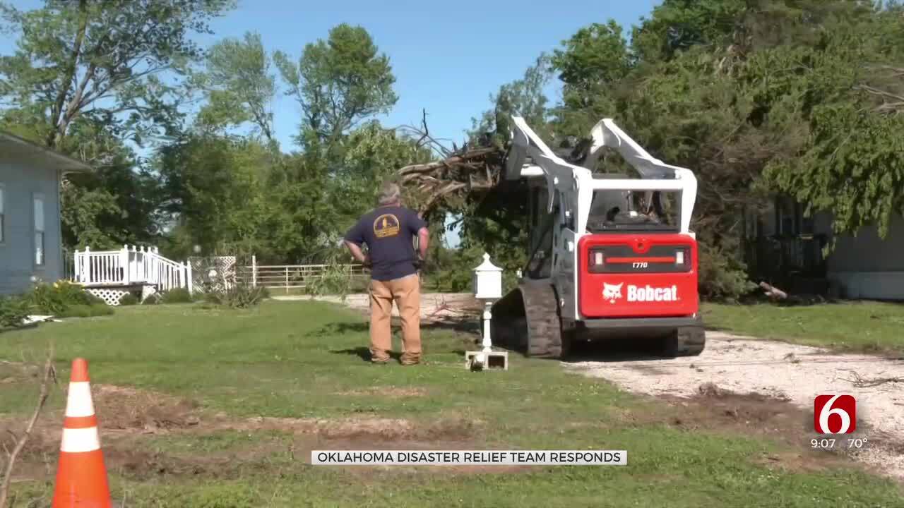 ‘Try To Make It A Little Better Than It Was’: People In Morris, Disaster Crews, Clean Up After Possible Tornado Hits Town