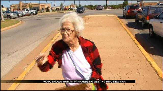 OKC Panhandler Confronted After Being Seen Driving New Car