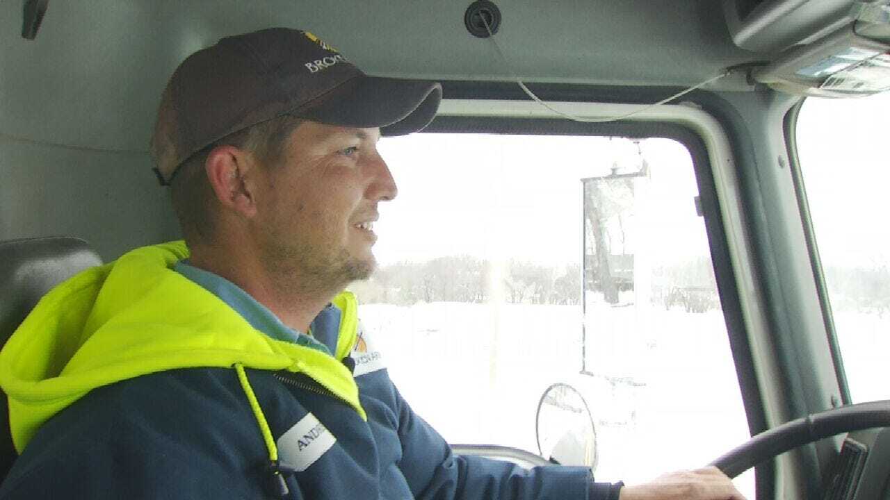 WATCH: City Crews Pulling Long Hours To Keep Oklahomans Safe