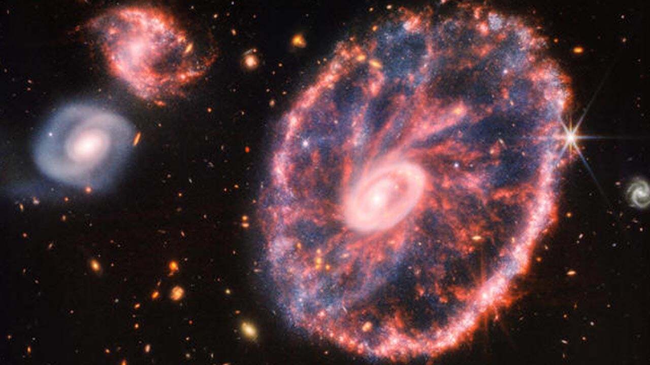 James Webb Space Telescope Captures Stunning Image Of Cartwheel Galaxy