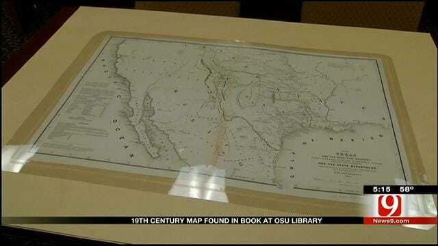 19th Century Map Found In Book At OSU Library