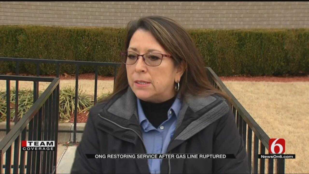 ONG Gives Update On Response To Tulsa Gas Line Explosion, Outages