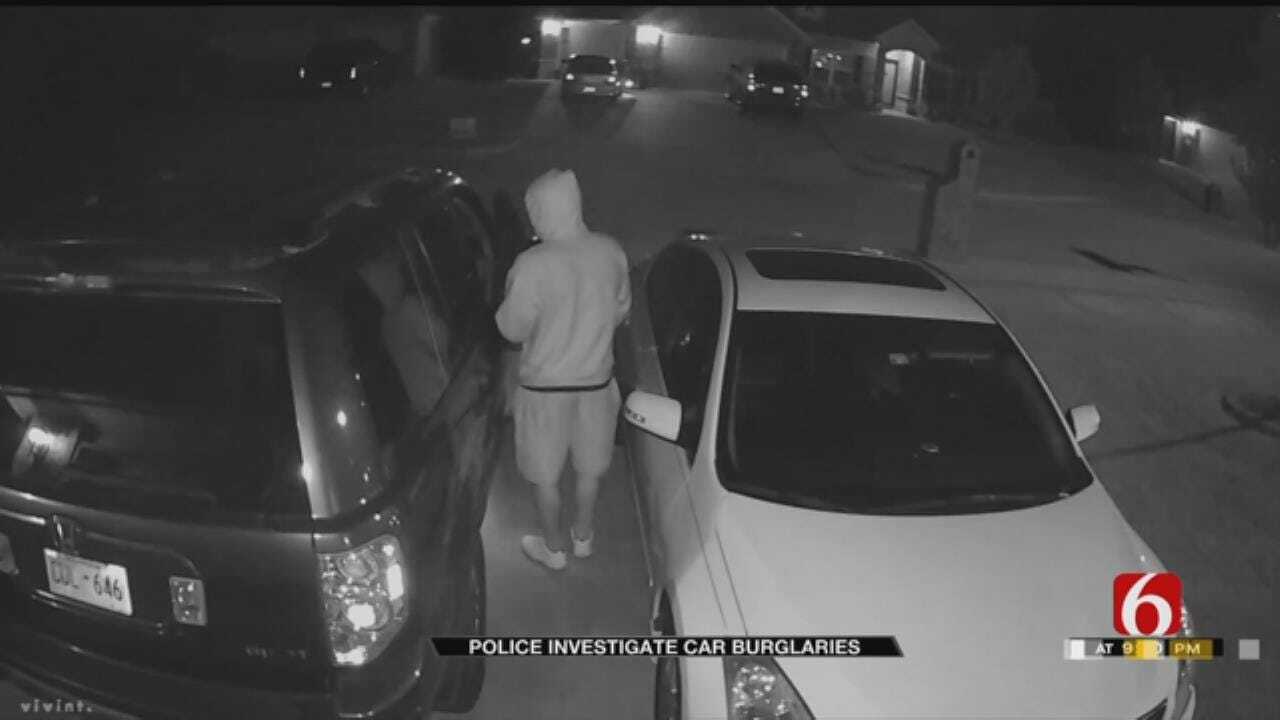 Owasso Police Looking For Two Suspects In Several Car Burglaries