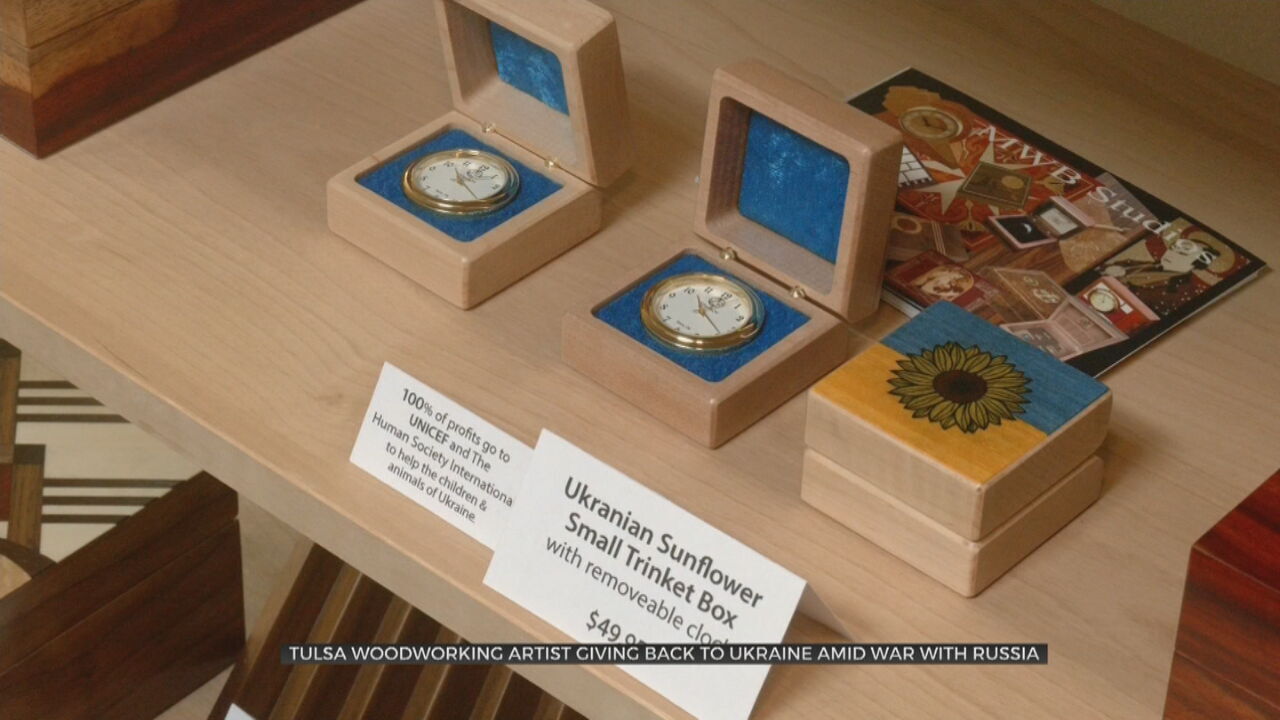 Tulsa Craftsman Creates Clock Boxes To Aid Children, Pets In Ukraine