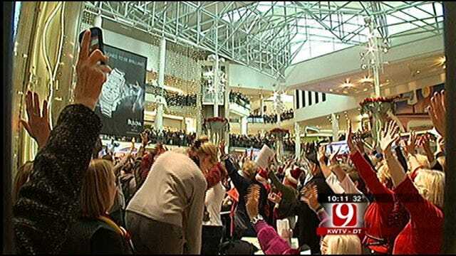 Flash Mob Hits Quail Springs Mall