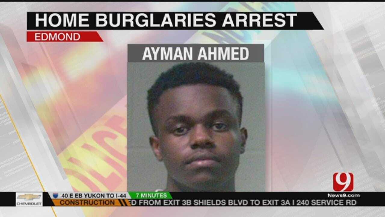 Edmond Police Make Arrest After String Of Home Burglaries
