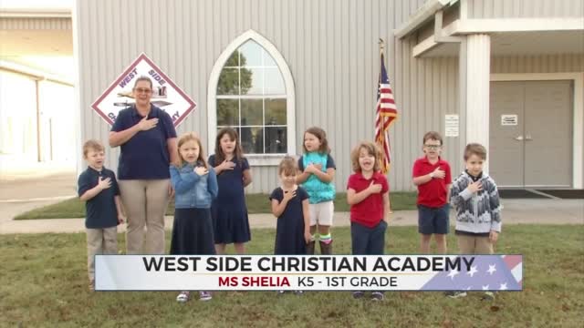 Daily Pledge: Ms. Shelia's Class From West Side Christian Academy