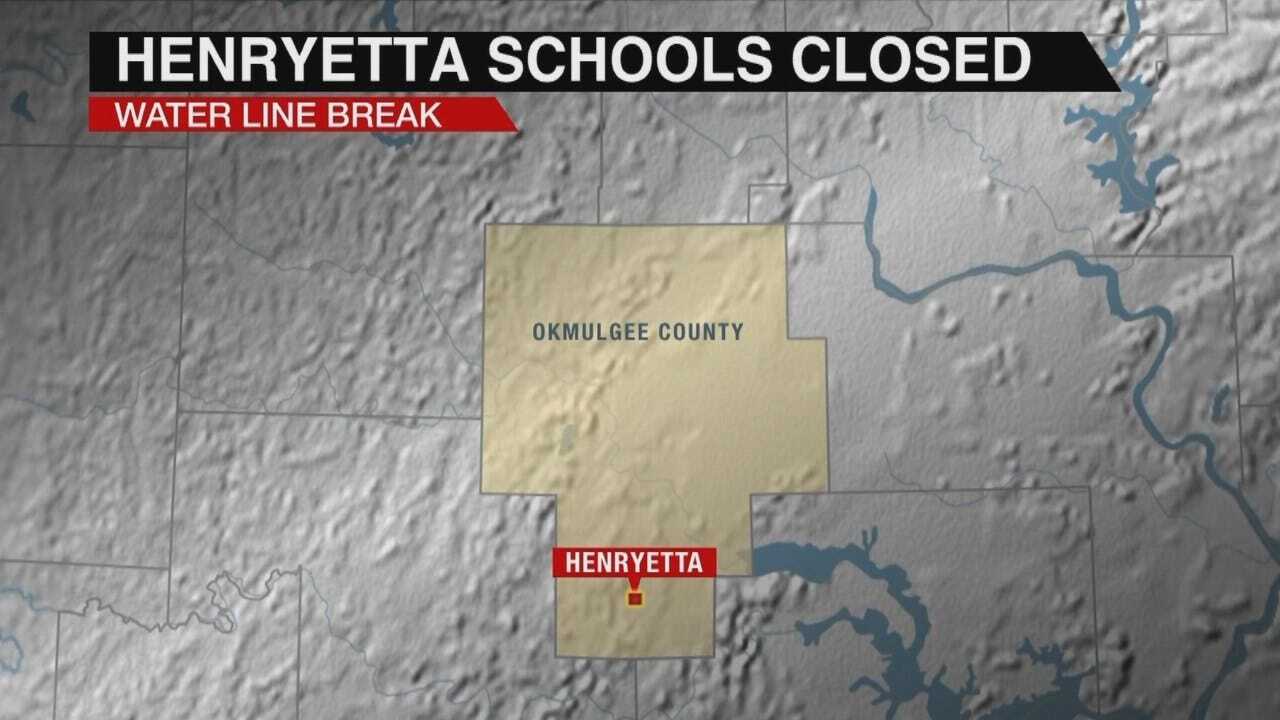 Water Main Break Results In Canceled Classes In Henryetta