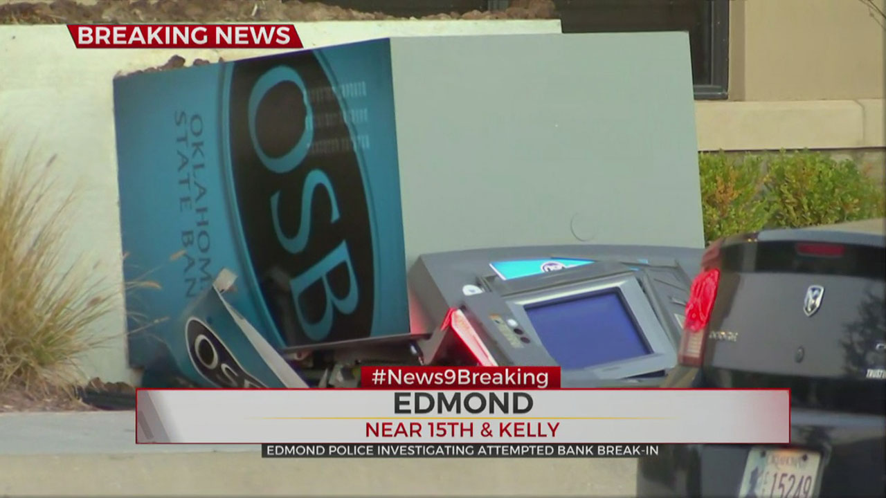 1 In Custody After Attempting To Break Into ATM At Edmond Bank