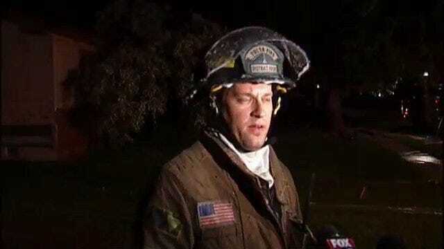 WEB EXTRA: Tulsa Firefighter Jerry Brown Talks About Vacant House Fire