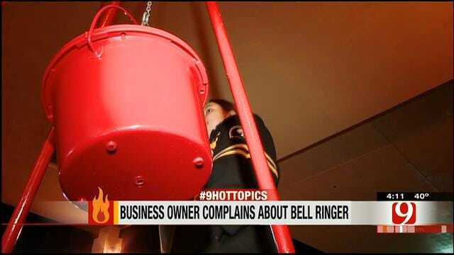Hot Topics: Business Owner Complains About Bell Ringer