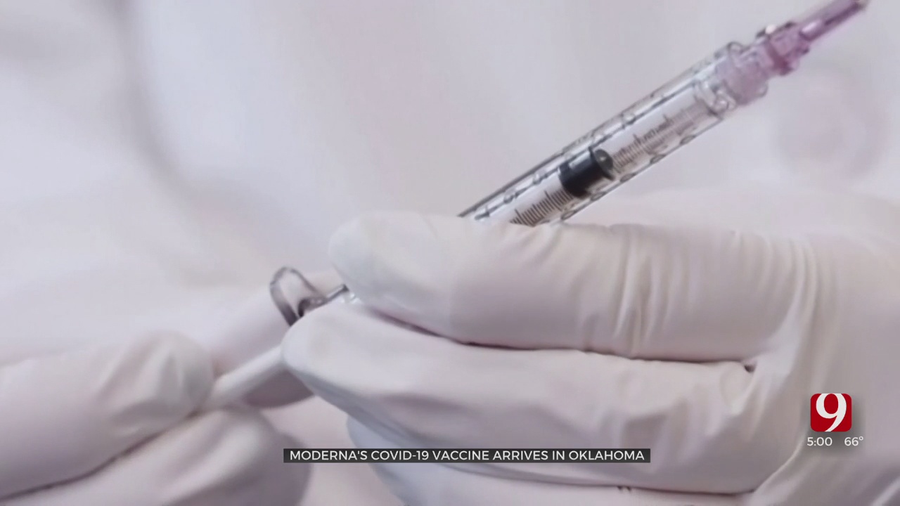1st Shipments Of Moderna's COVID Vaccine Arrive In Oklahoma