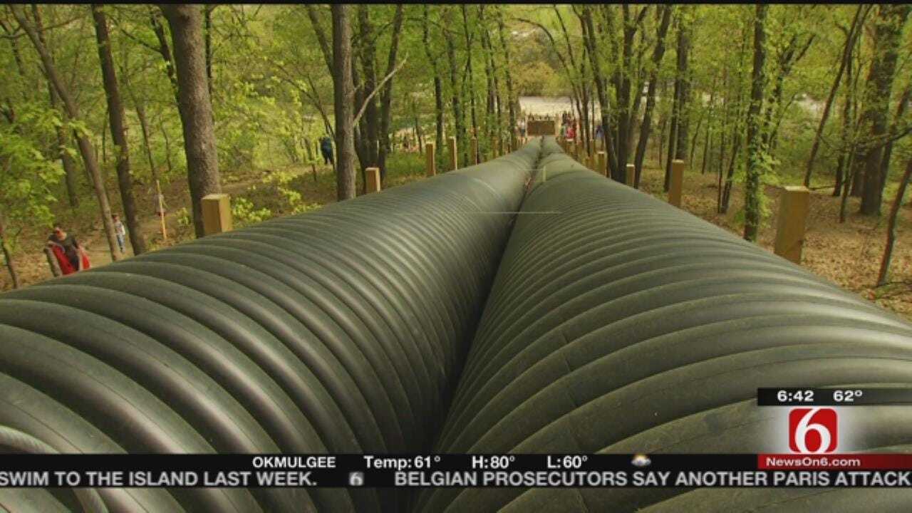 Tulsa Double Pipe Slide May Be World's Largest